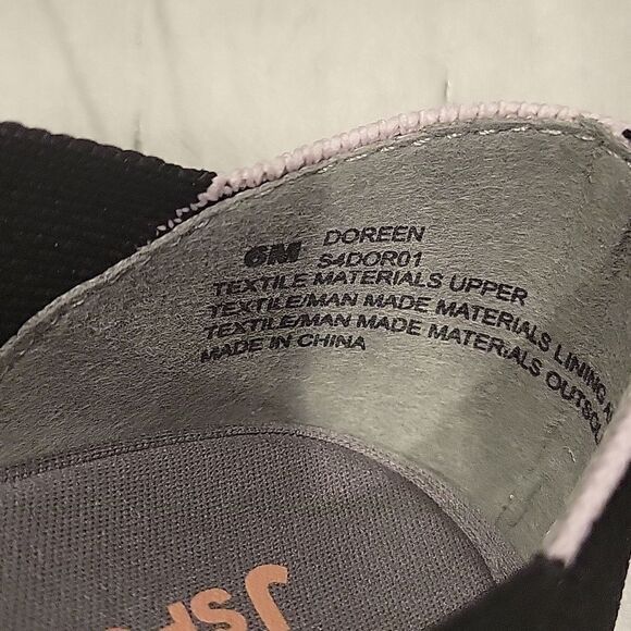 J Sport Black Flats, size 6 - Picture 4 of 6